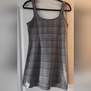 Plaid mini dress